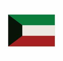 Kuwait nacional bandeira livre vetor