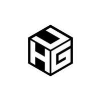 hgu carta logotipo Projeto dentro ilustração. vetor logotipo, caligrafia desenhos para logotipo, poster, convite, etc.