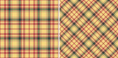 tartan textura fundo do desatado tecido Verifica com uma padronizar xadrez têxtil vetor. vetor