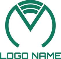 em, mim monograma inicial logotipo Projeto vetor