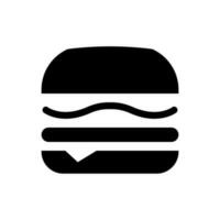 hamburguer ícone, logotipo isolado em branco fundo vetor