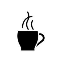 chá copo ícone, logotipo isolado em branco fundo vetor