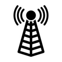 antena vetor glifo ícone para pessoal e comercial usar.