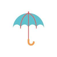 ícone isolado do elemento de verão guarda-chuva vetor