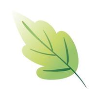 ícone de estilo de desenho de mão de planta de folha vetor