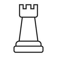 xadrez ícone, torre vetor