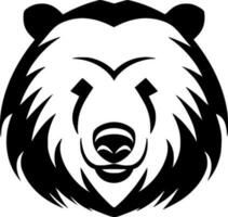 Urso - minimalista e plano logotipo - vetor ilustração