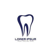 dental vetor gráfico ícone modelo para dental clínica. dentista tratamento e saúde e boca. ilustração para seu negócios. logotipo, logotipo