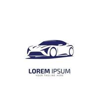 automotivo esporte carro corrida logotipo modelo isolado em branco fundo. vetor