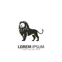 rei leão logotipo modelo, leão Forte logotipo Prêmio elegante Projeto silhueta vetor