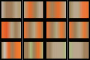 cores vetores gradientes amostras paleta livre vetor