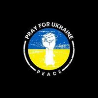 orar para Ucrânia conceito vetor ilustração. fundo conceito do Rezar, luto, humanidade.