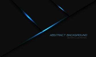 abstrato Sombrio cinzento metálico azul luz geométrico com simples texto Projeto moderno luxo futurista fundo vetor