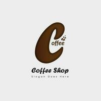 café caneca logotipo Projeto vetor