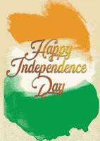 feliz independência dia, a comemorar Índia independência dia vetor