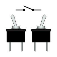 alternancia interruptor e símbolo vetor