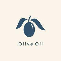 Oliva logotipo Projeto vetor com moderno criativo conceito