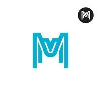 carta milímetros monograma logotipo Projeto vetor