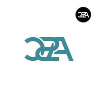 carta cza c2a monograma logotipo Projeto vetor