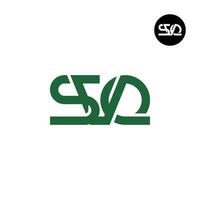 carta svq monograma logotipo Projeto vetor