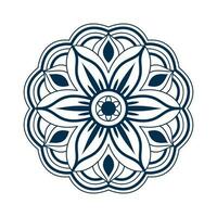 mandala vetor elemento volta enfeite decoração para adulto coloração Páginas, estresse alívio e relaxamento meditação, tatuagem, hena, etc