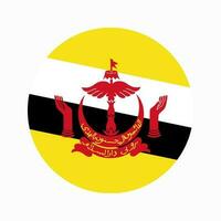 ilustração simples de bandeira brunei para o dia da independência ou eleição vetor