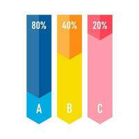 apresentação o negócio infográfico modelo com 5 opções ou passos. moderno infográfico Projeto modelo. criativo conceito do cinco estágios do o negócio projeto vetor