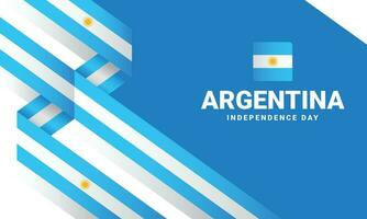 Argentina independência dia evento comemoro vetor