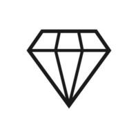 diamante ícone para rede e gráfico Projeto vetor