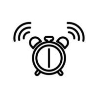 alarme relógio placa símbolo vetor