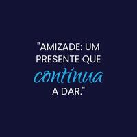 amizade dia motivação citar com uma suave Preto fundo dentro brasileiro Português vetor