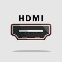 a ilustração do hdmi conector vetor