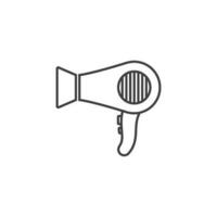ícone de secador de cabelo vetor