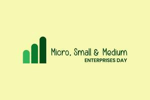 micro pequeno médio empreendimento dia vetor