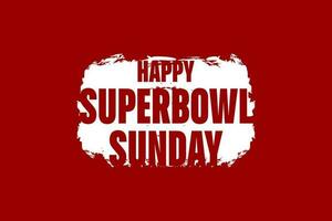 feliz superbowl Domingo, super tigela vetor