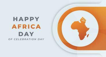 África dia celebração vetor Projeto ilustração para fundo, poster, bandeira, anúncio, cumprimento cartão