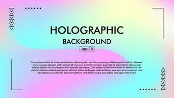 vetor holográfico cartazes gradiente mínimo iridescente frustrar gráfico malha néon roxa
