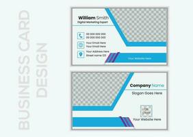 criativo o negócio cartão. criativo e limpar \ limpo o negócio cartão modelo. moderno o negócio cartão Projeto vetor