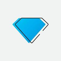logotipo de diamante modelo de vetor símbolo de diamante