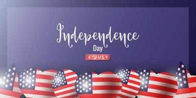 feliz 4 de julho, fundo de celebração do dia da independência dos EUA vetor