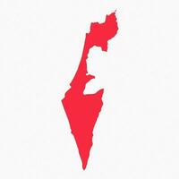 abstrato Israel simples mapa fundo vetor