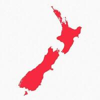 abstrato Novo zelândia simples mapa fundo vetor