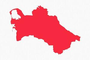 abstrato Turquemenistão simples mapa fundo vetor