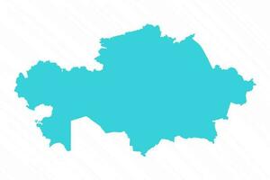 vetor simples mapa do Cazaquistão país