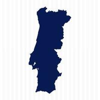 plano simples Portugal vetor mapa