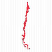 estados mapa do Chile com detalhado fronteiras vetor
