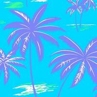 adobe ilustrador obra de arte havaiana e floral de praia abstrato padronizar adequado para têxtil e impressão necessidades vetor