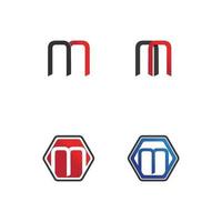 ícones do vetor letra m, tais como logotipos