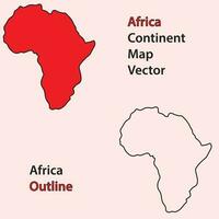 África continente mapa vetor