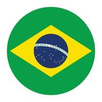 bandeira do brasil. Brasil bandeira forma. vetor